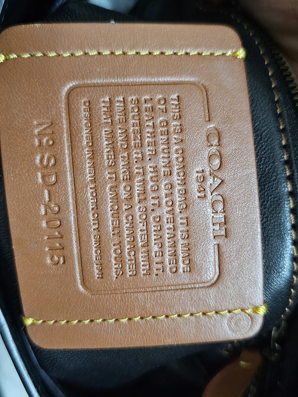 Coach 1941 Saddle 23 75th Anniversary Patchwork Leather